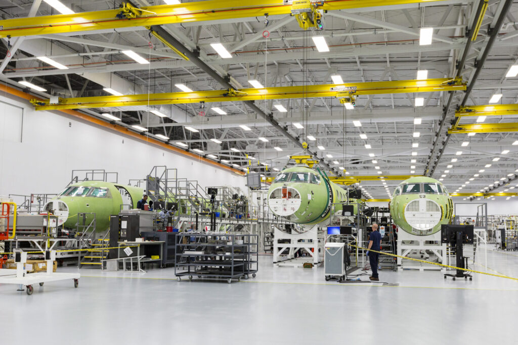 Gulfstream facility for making airplanes.