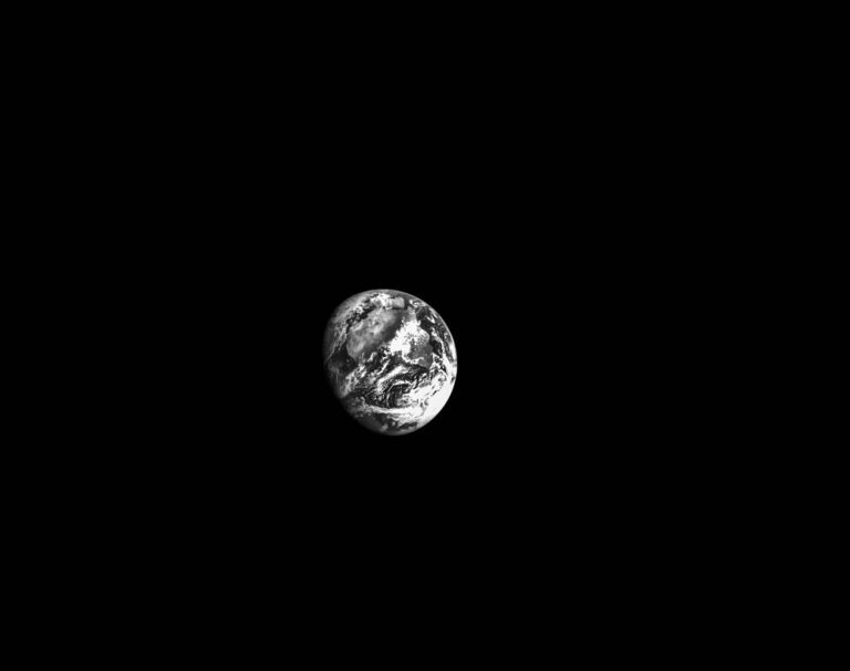 Earth from the Orion Capsule