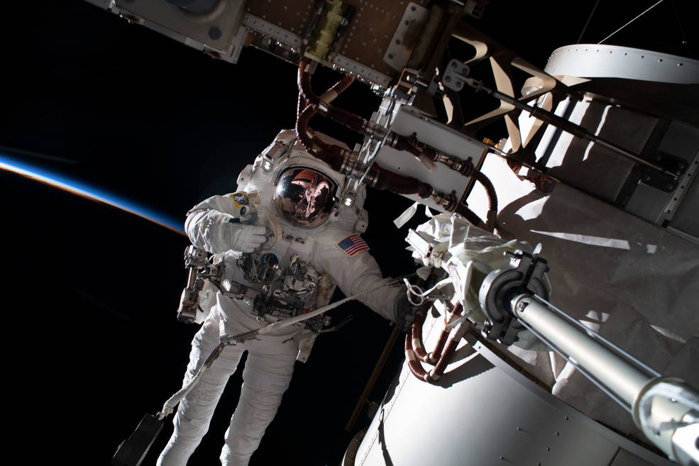 Collins Aerospace to Develop New Space Station Spacesuits
