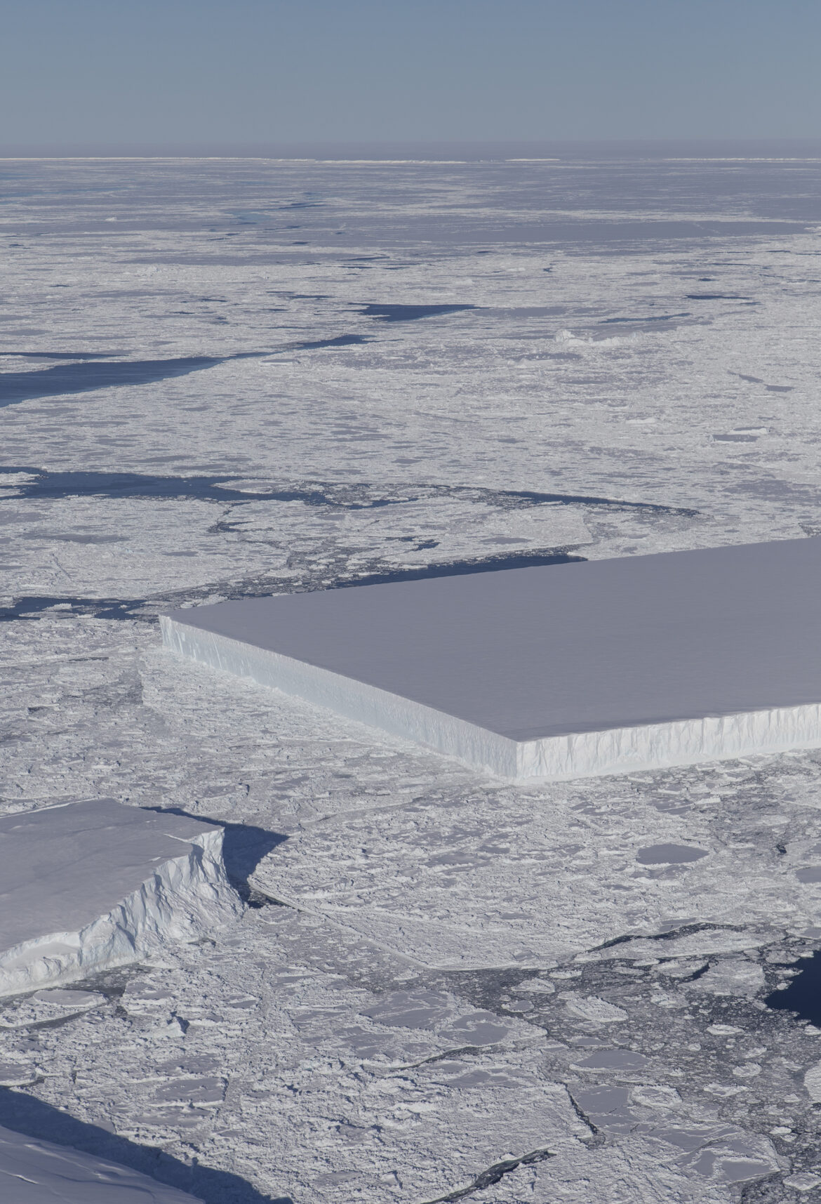 Two Rectangular Icebergs Spotted on NASA IceBridge Flight